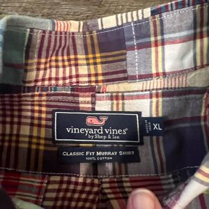 Vineyard Vines Mens Classic Fit Belmar Madras Murray Shirt Button Down Multi XL